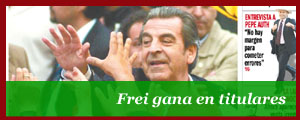 Frei es el candidato con más titulares