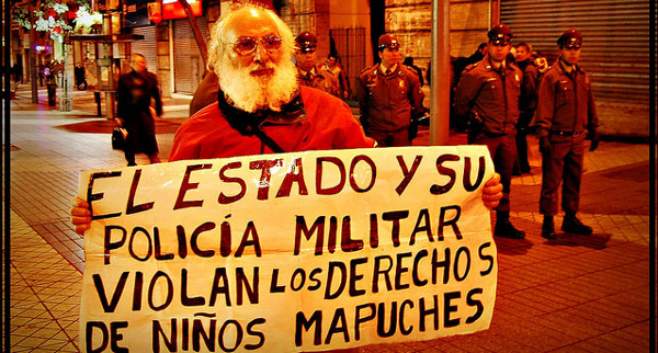 Violencia contra mapuches