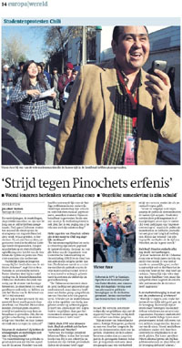 Arce en el diario holandés Trouw