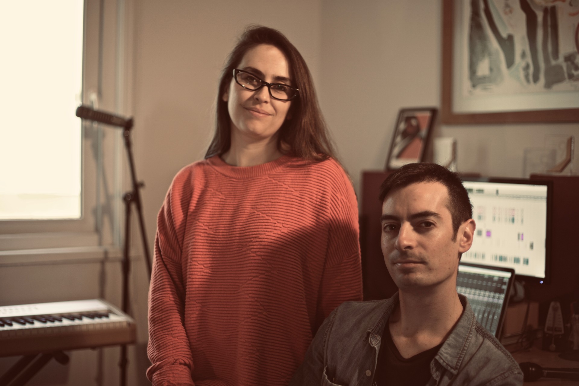 Catalina May y Martín Cruz. Foto: gentileza Las Raras Podcast