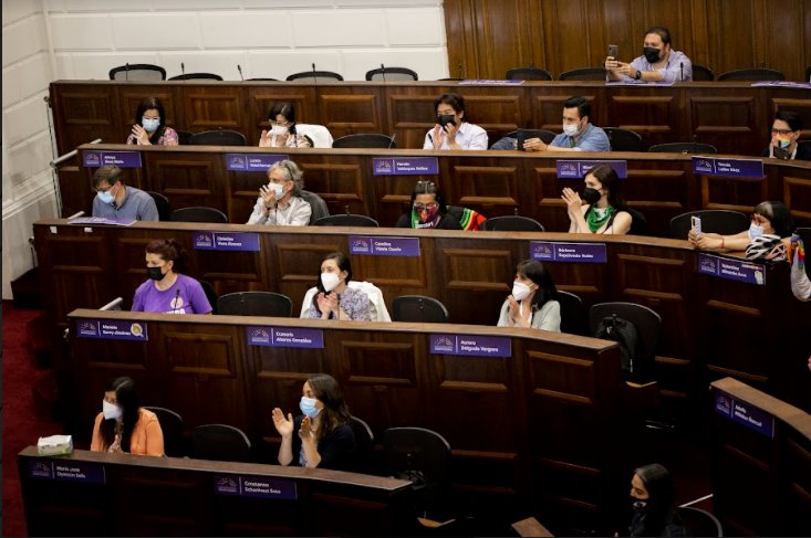 Convencionales en el pleno el día de la inauguración del debate constitucional (FOTO: Luciano Candia)