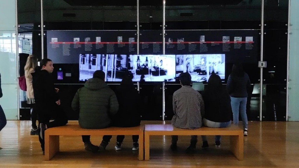 Recepción del museo con video introductorio. (FOTO: Catalina Yob)