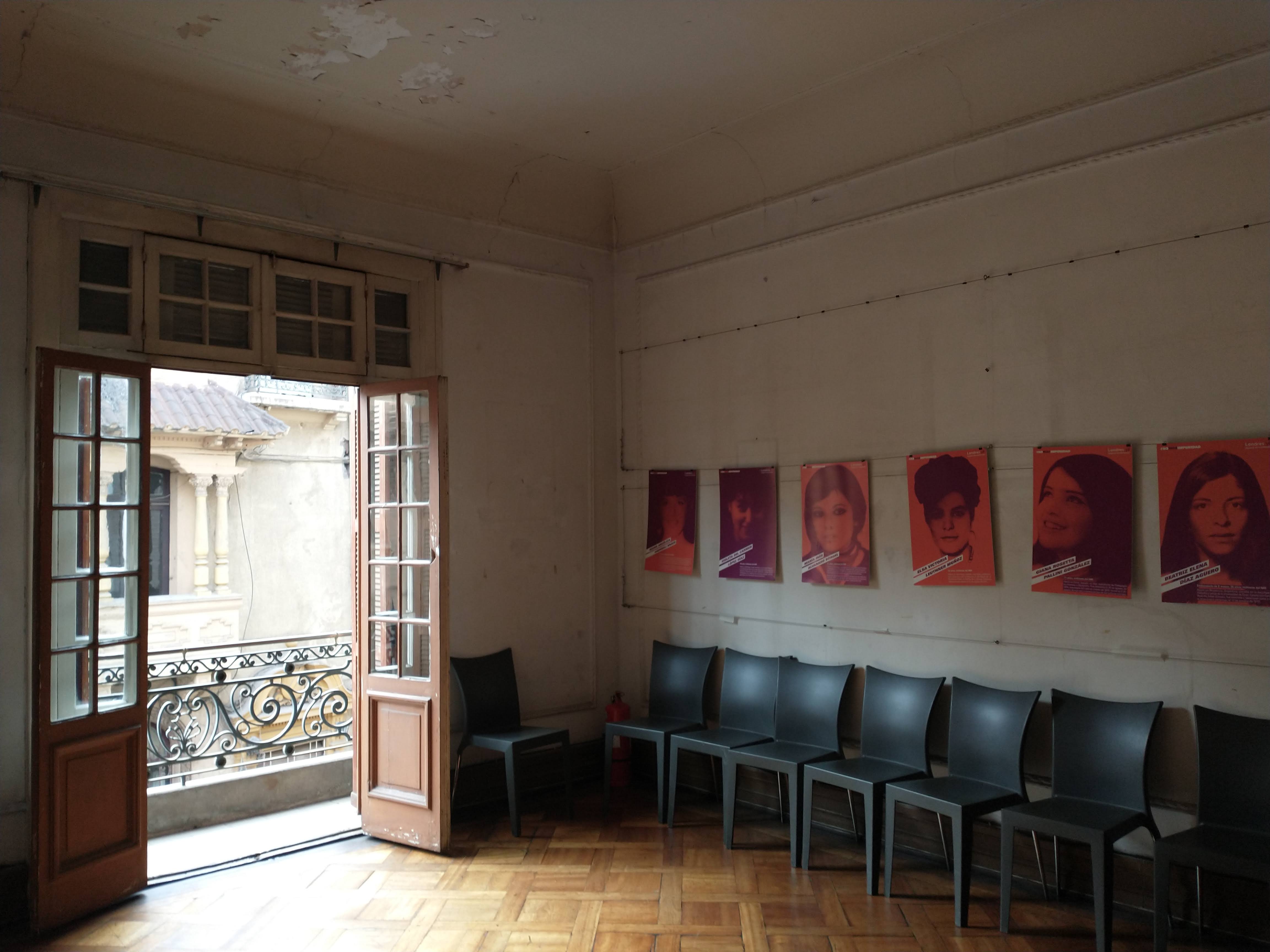 Habitación donde las mujeres en las fotografías habían sido asesinadas. (FOTO: Bruno Morales)