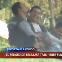 Trabajadores que fuman marihuana